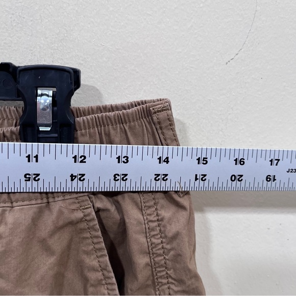 By Anthropologie Khaki Olive Green Utility Pants Women's 27 Cargo Ankle - Picture 4 of 10